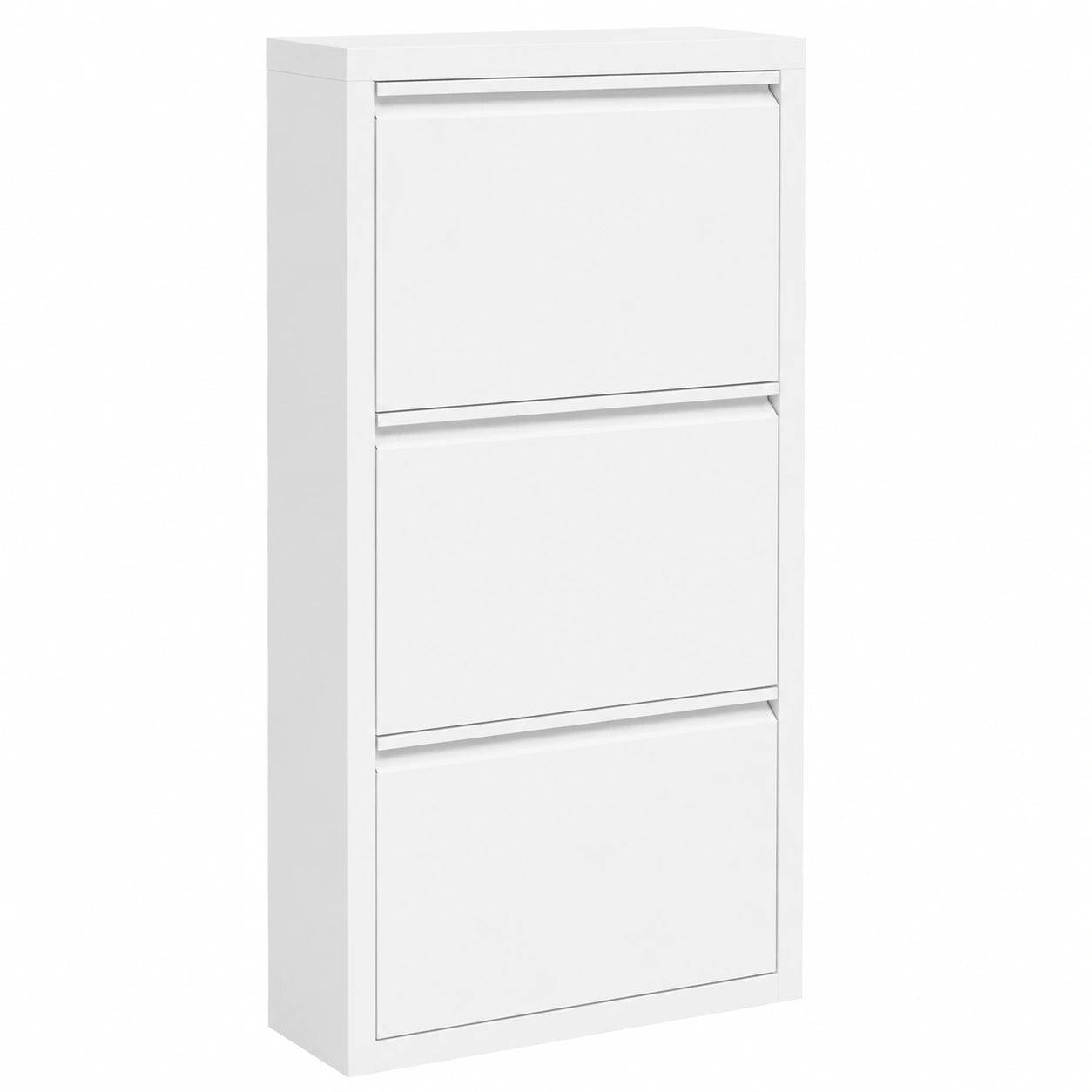 armoire-a-chaussures-en-metal-blanc-avec-etageres-et-portes-abattantes-wxmhlee820hc