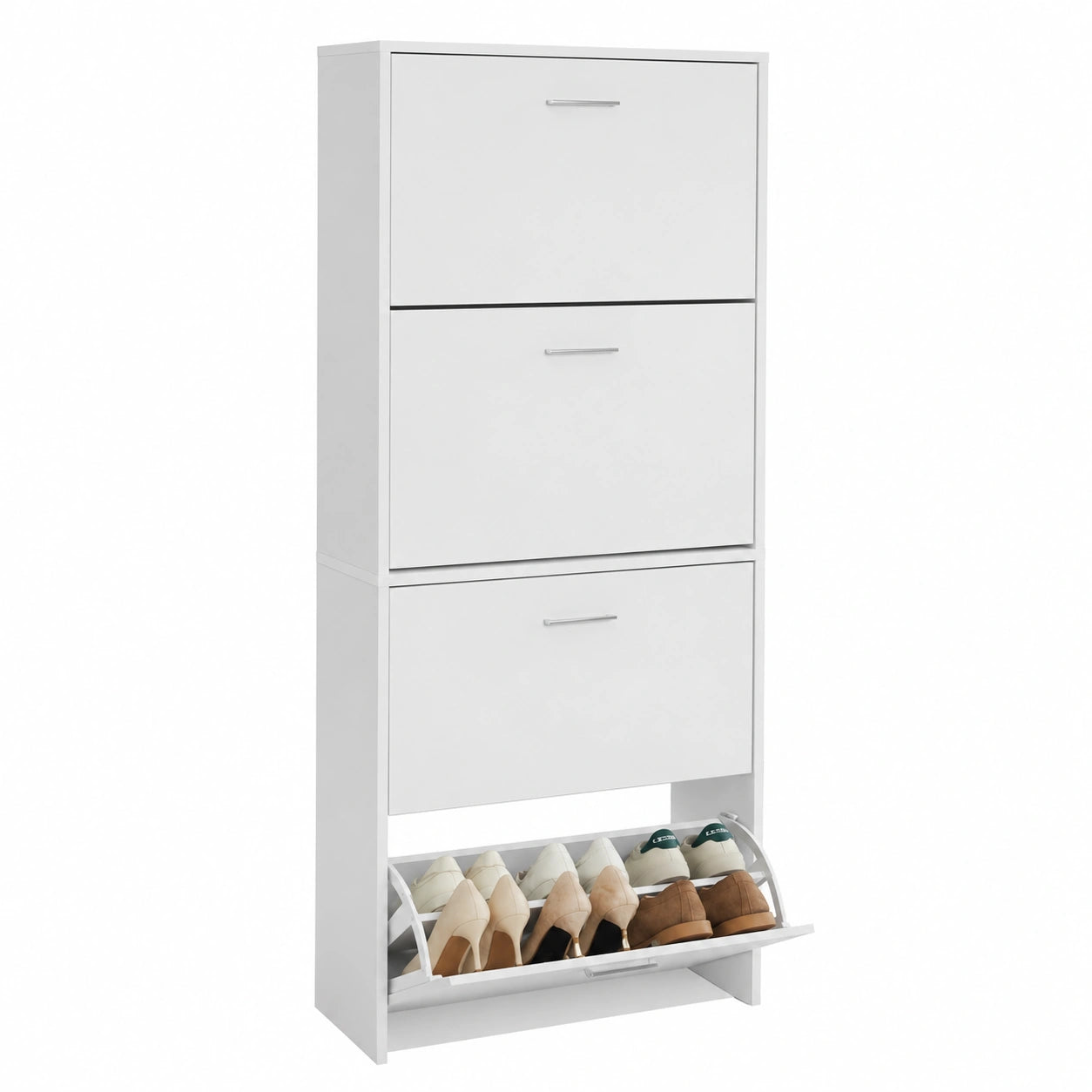 armoire-a-chaussures-moderne-4-abattants-capacite-24-paires-blanc-bois-composite-dimensions-60x24x150-cm-exkygum811om