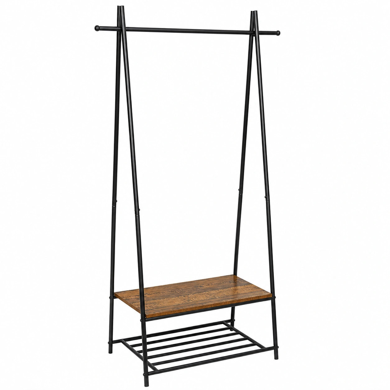 portant-a-vetements-industriel-avec-etageres-162-cm-brun-kmodzgg738rv