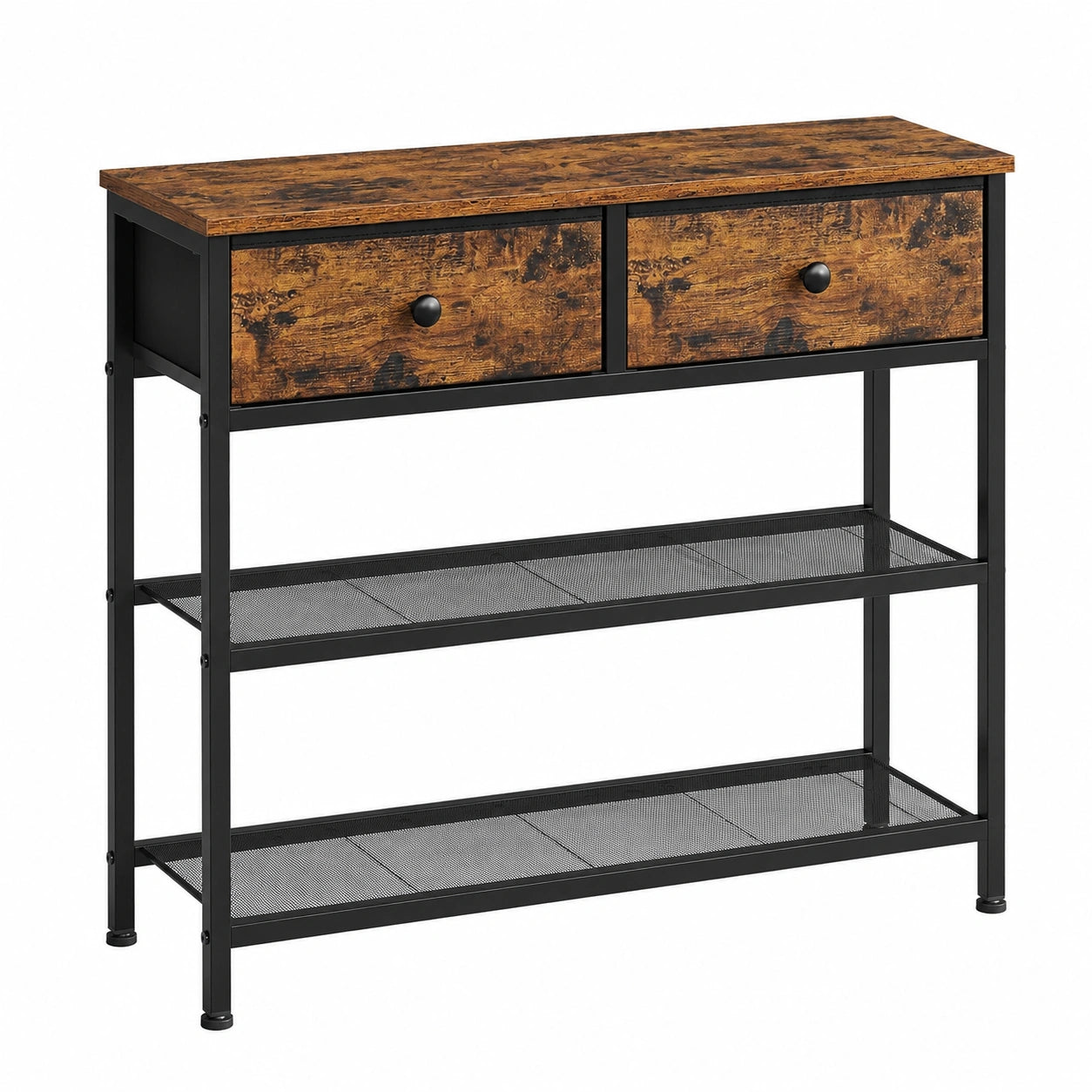 table-console-avec-tiroirs-et-etageres-en-maille-marron-rustique-lxnpmia769cw